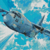 C 130 Plane Aircraft Diamond Painting