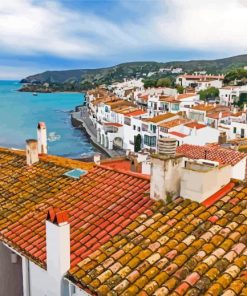 Cadaques Spain Town Diamond Painting