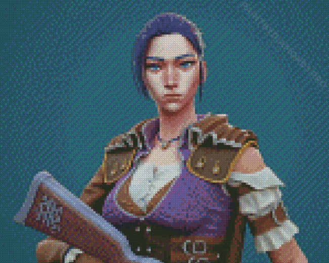 Caitlyn Arcane Diamond Painting