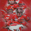 Calgary Stampeders Football Team Diamond Painting