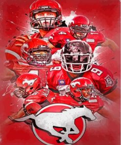 Calgary Stampeders Football Team Diamond Painting