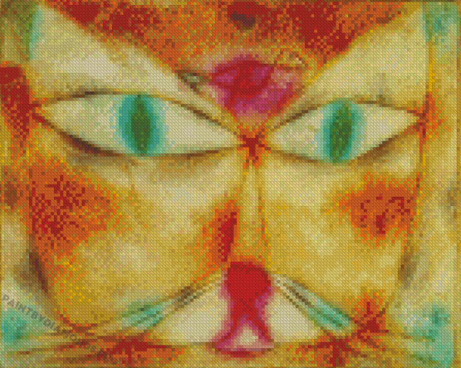 Cat And Bird Paul Klee Diamond Painting