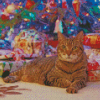 Cat Christmas Diamond Painting