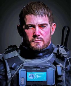 Chris Redfield Resident Evil Diamond Painting