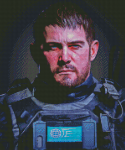 Chris Redfield Resident Evil Diamond Painting