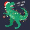 Christmas Tree Rex Dinosaur With Hat Diamond Painting