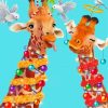 Christmas Giraffe Diamond Painting