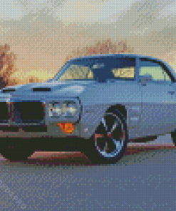 Classic 1969 Pontiac Firebird Diamond Painting