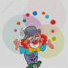 Clown The Juggler Diamond Painting