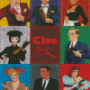 Clue Movie Illustration Poster Diamond Painting