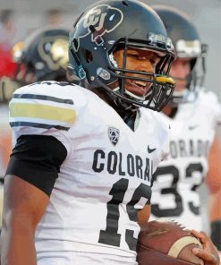 Colorado Buffaloes Footballer Diamond Painting