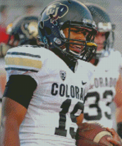 Colorado Buffaloes Footballer Diamond Painting