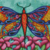 Colorful Whimsical Butterfly Diamond Painting