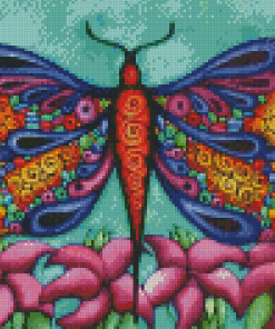 Colorful Whimsical Butterfly Diamond Painting