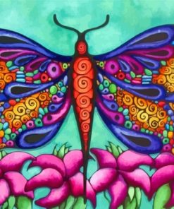 Colorful Whimsical Butterfly Diamond Painting