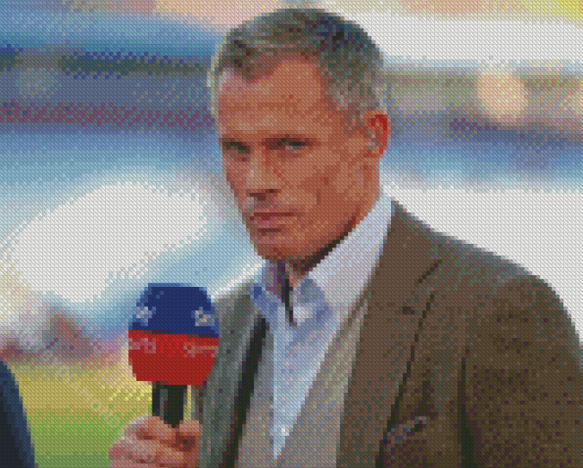 Commentator Jamie Carragher Diamond Painting