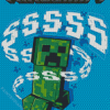 Creeper Minecraft Game Diamond Painting