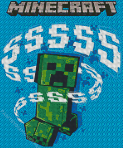 Creeper Minecraft Game Diamond Painting