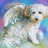 Cute Dog Angel Diamond Painting