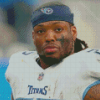 Derrick Henry Footballer Diamond Painting