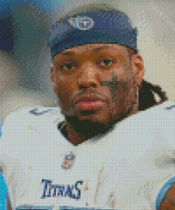 Derrick Henry Footballer Diamond Painting