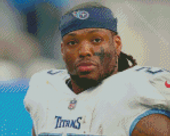 Derrick Henry Footballer Diamond Painting