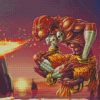 Dhalsim Diamond Painting