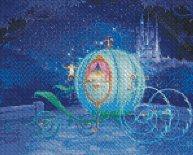 Disney Cinderella Coach Diamond Painting