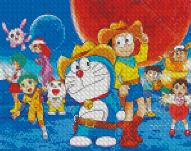 Doraemon Diamond Painting