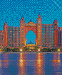 Dubai Atlantis Hotel Diamond Painting