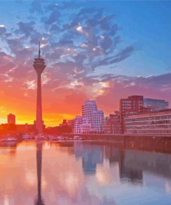 Dusseldorf Sunset Diamond Painting