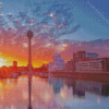 Dusseldorf Sunset Diamond Painting