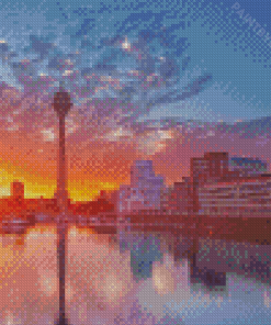 Dusseldorf Sunset Diamond Painting