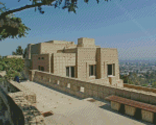 Ennis House In Los Angeles Diamond Painting