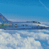 F100 Super Sabre Jet Diamond Painting