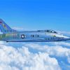 F100 Super Sabre Jet Diamond Painting