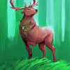 Fantasy Deer Art Diamond Painting