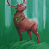 Fantasy Deer Art Diamond Painting