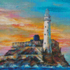 Fastnet Lighthouse Art Diamond Painting