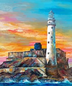 Fastnet Lighthouse Art Diamond Painting