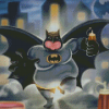 Fat Batman Hero Diamond Painting