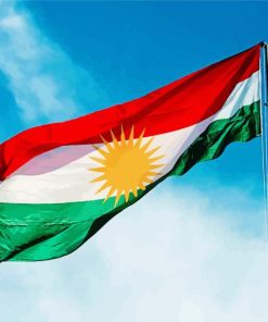 Flag Of Kurdistan Diamond Painting