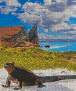 Galapagos Island Art Diamond Painting