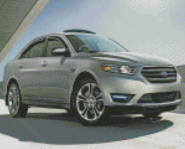 Grey Ford Taurus Car Diamond Painting