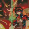 Gurren Lagann Anime Character Diamond Painting