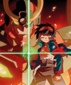 Gurren Lagann Anime Character Diamond Painting