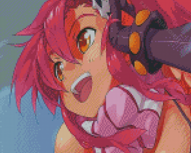 Gurren Lagann Girl Character Diamond Painting