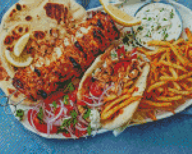 Gyros Diamond Painting