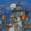 Haunted Property Art Diamond Painting