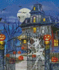 Haunted Property Art Diamond Painting